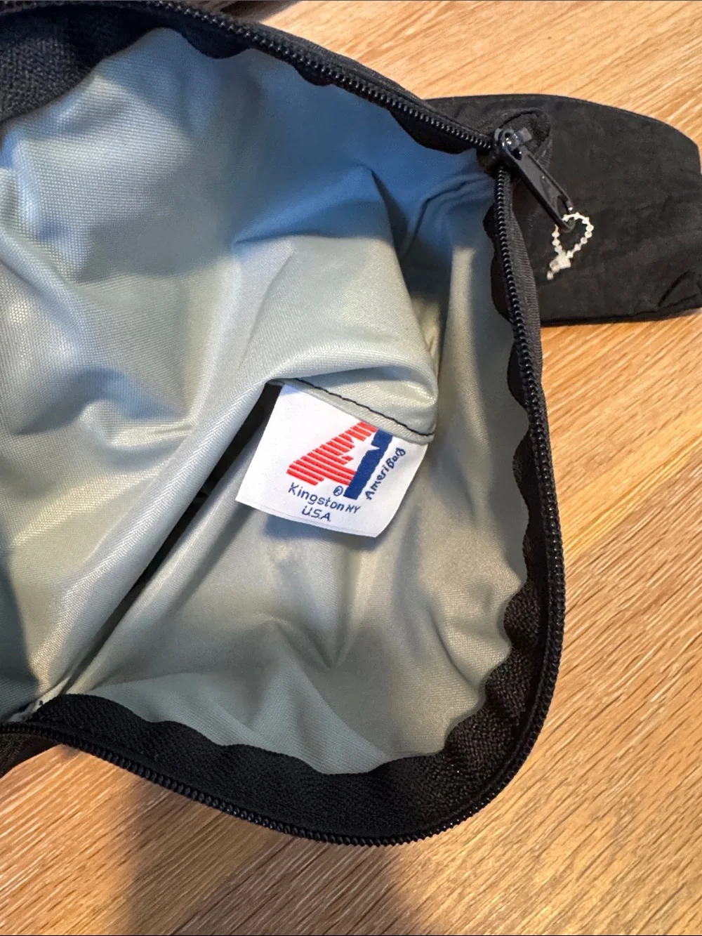 Ameribag Black Set of 2 Cosmetic Pouches